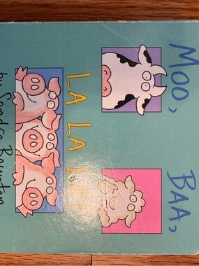 Moo, Baa, Fa La La - kid Board Book